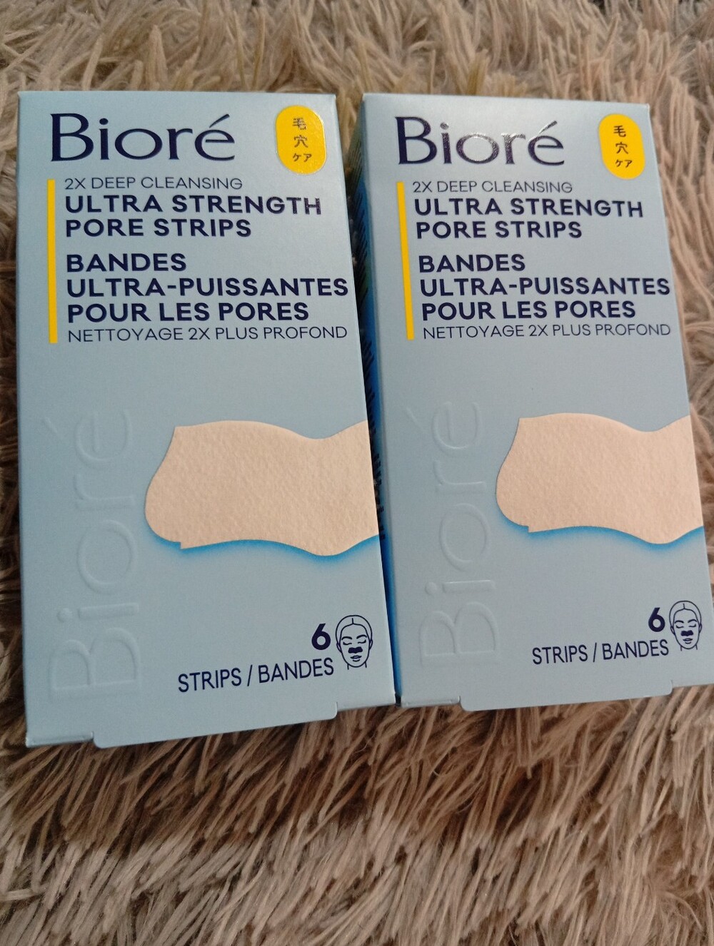 Biore Ultra Strength Pore Strips - (6 Strips)- Set of 2